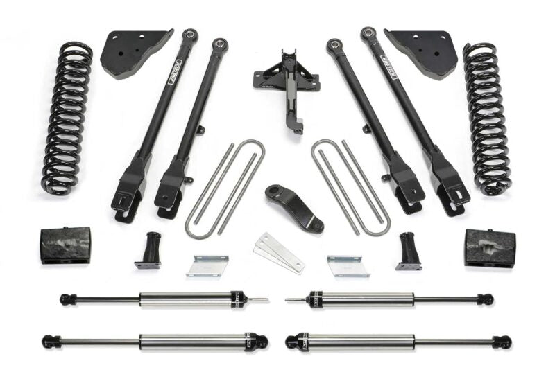 Fabtech 23-24 Ford F450/F550 4WD 6in 4 Link Lift Kit w/ Dirt Logic Shocks