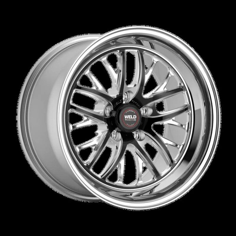 Weld S82 17x11 / 5x115 BP / 6.2in BS Black Wheel (High Pad) - Non-Beadlock
