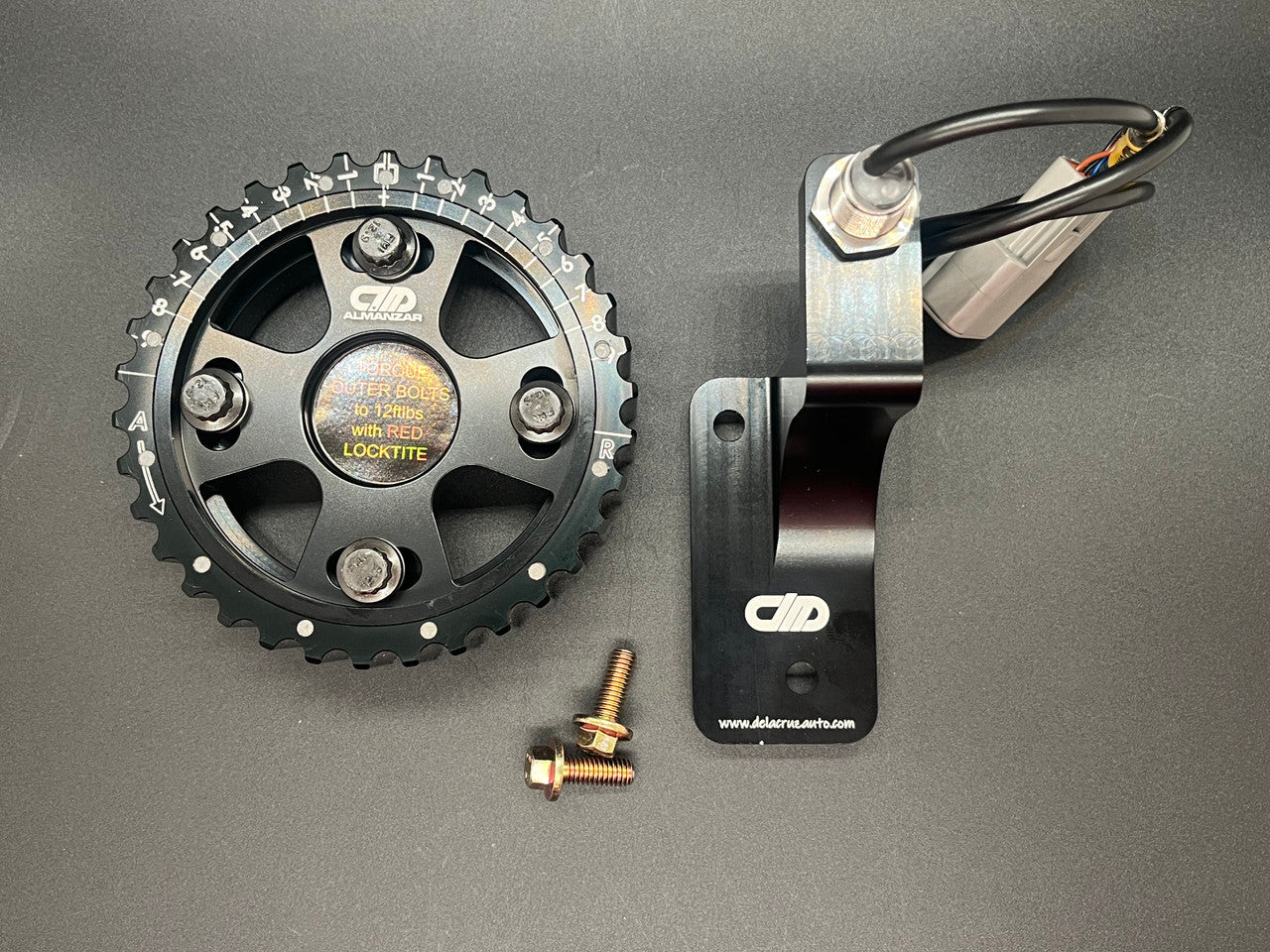 Delacruz Motorsports - Non VTEC 13 Magnet Cam Trigger Kit Single Gear 6061-T651 Aluminum