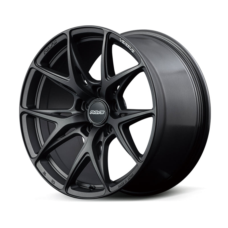 Versus VV21S 18X9.5 +22 5x114.3 Matte Super Dark Gunmetal
