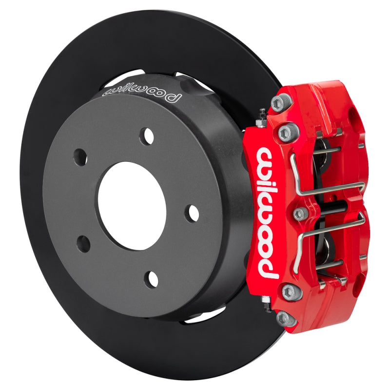 Wilwood 22-24 Polaris RZR Turbo/ Pro R 5-Lug Rear Big Brake Kit - Red