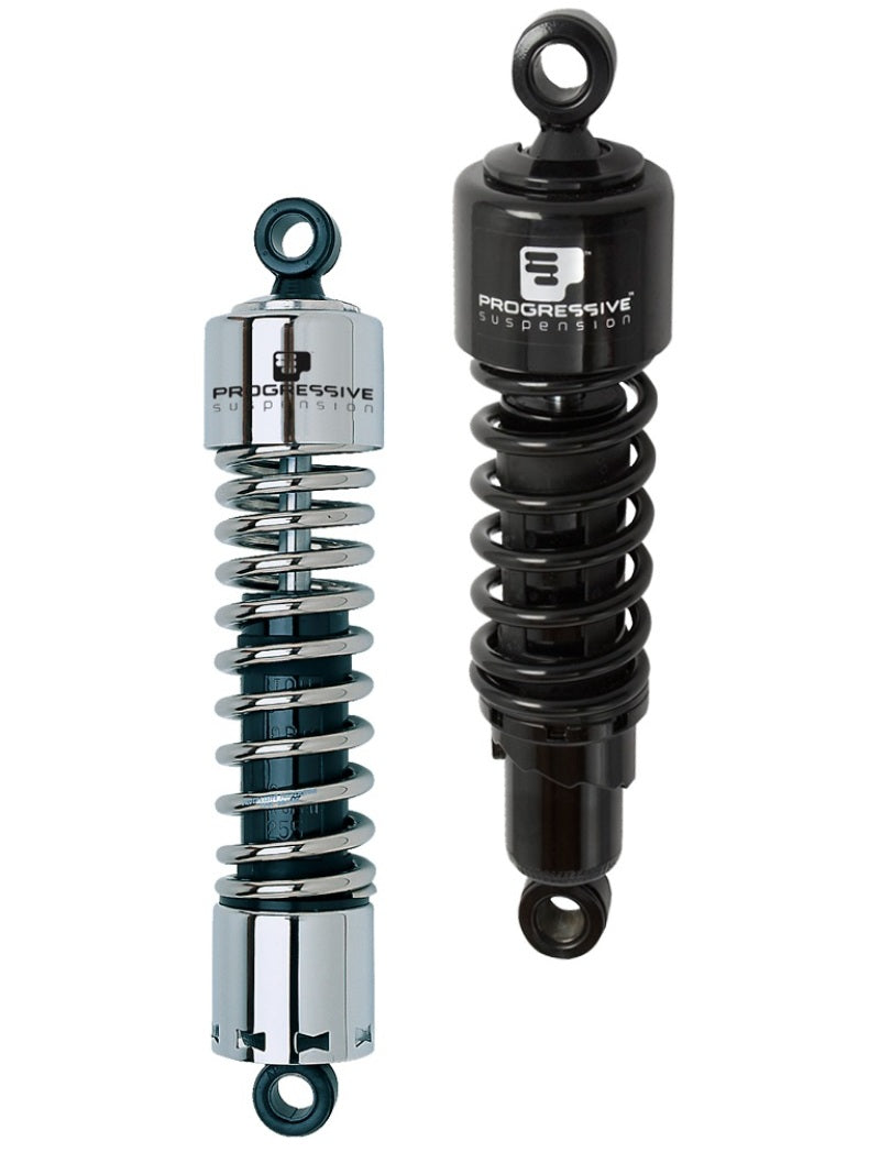 Progressive Harley-Davidson 412 Series Shocks 14.0in - Black