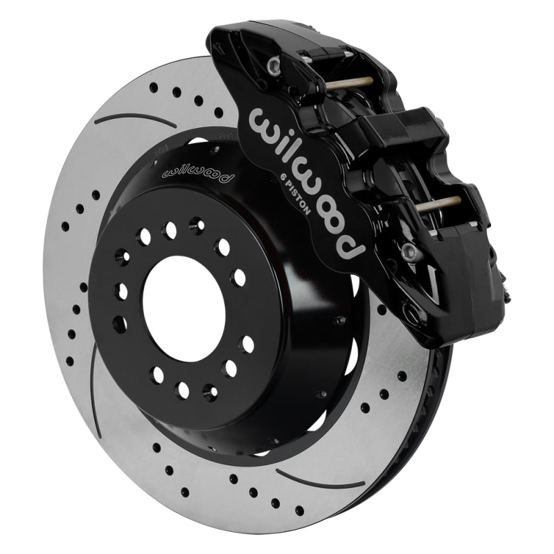 Wilwood kit front AERO6 wwe 2IN. drop alum pro spindle 14.00 rotor SRP