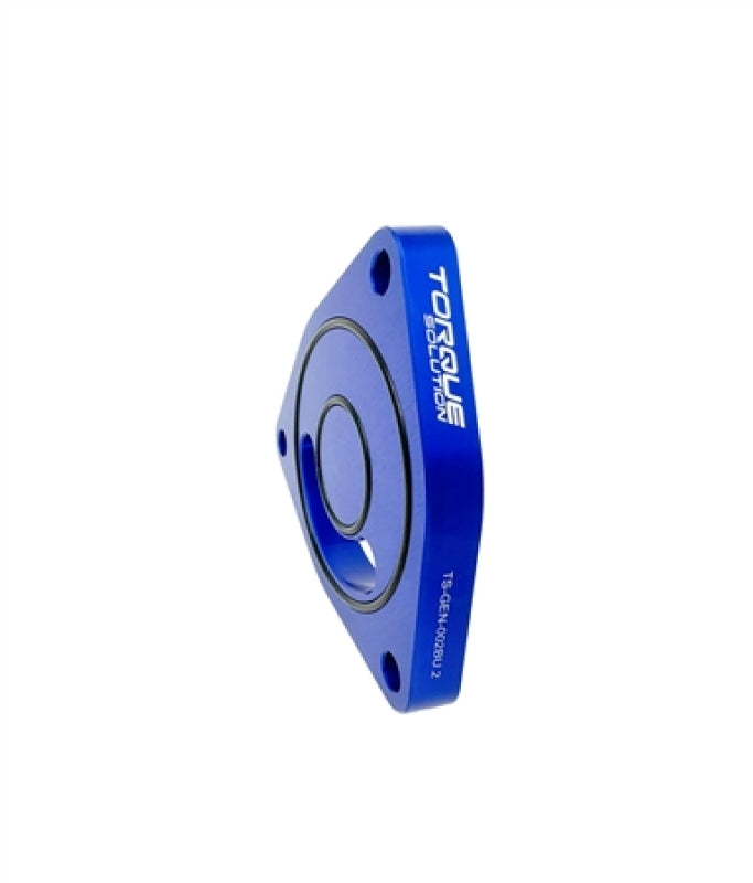 Torque Solution V2 Blow Off BOV Sound Plate (Blue) - Multiple Applications