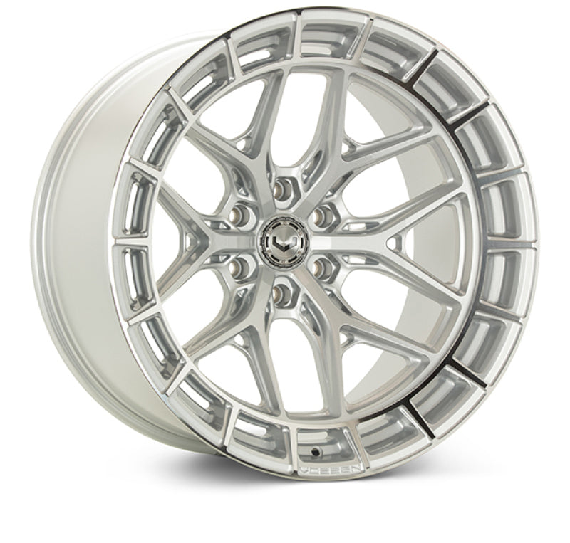 Vossen HFX-6 22x9.5 - 6x139.7 - ET20 - Deep - 106.1 - Silver Polished Wheel