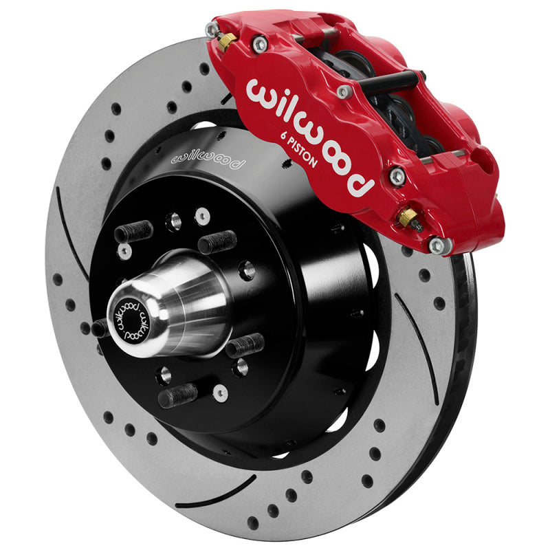 Wilwood kit front FNSL6R mustang 70-73 big brake radial MT 14.00 rotor SRP red