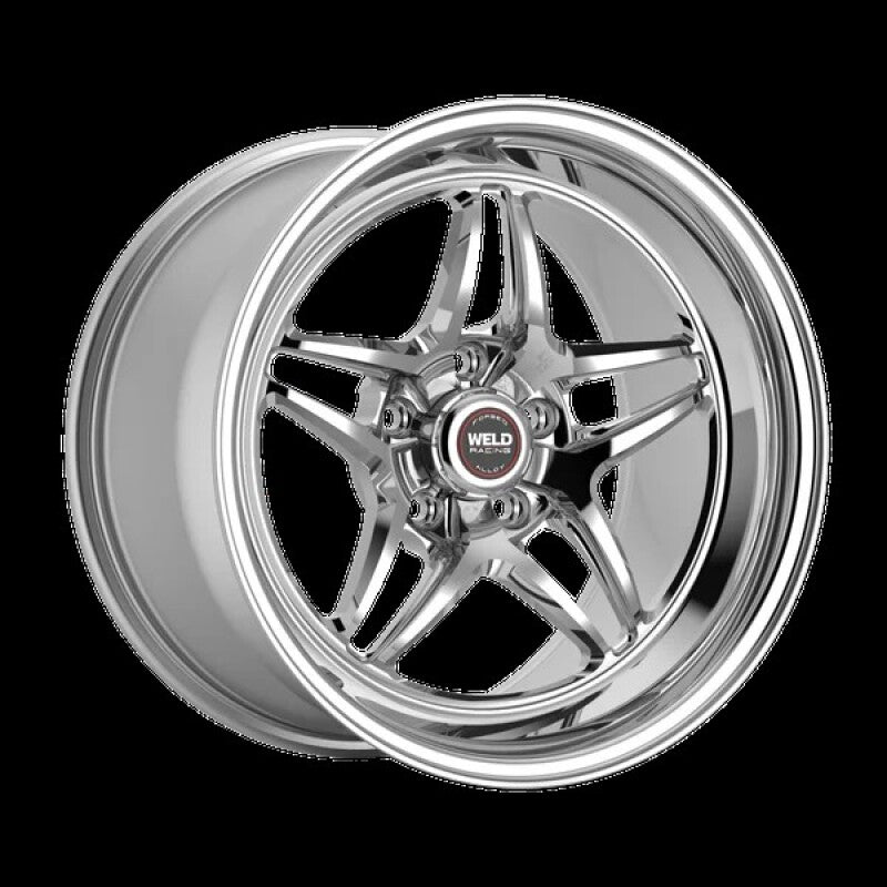 Weld S81 17x5 / 5x4.75 BP / 2.2in BS / -20mm Offset (High Pad) Polished Wheel - SBL