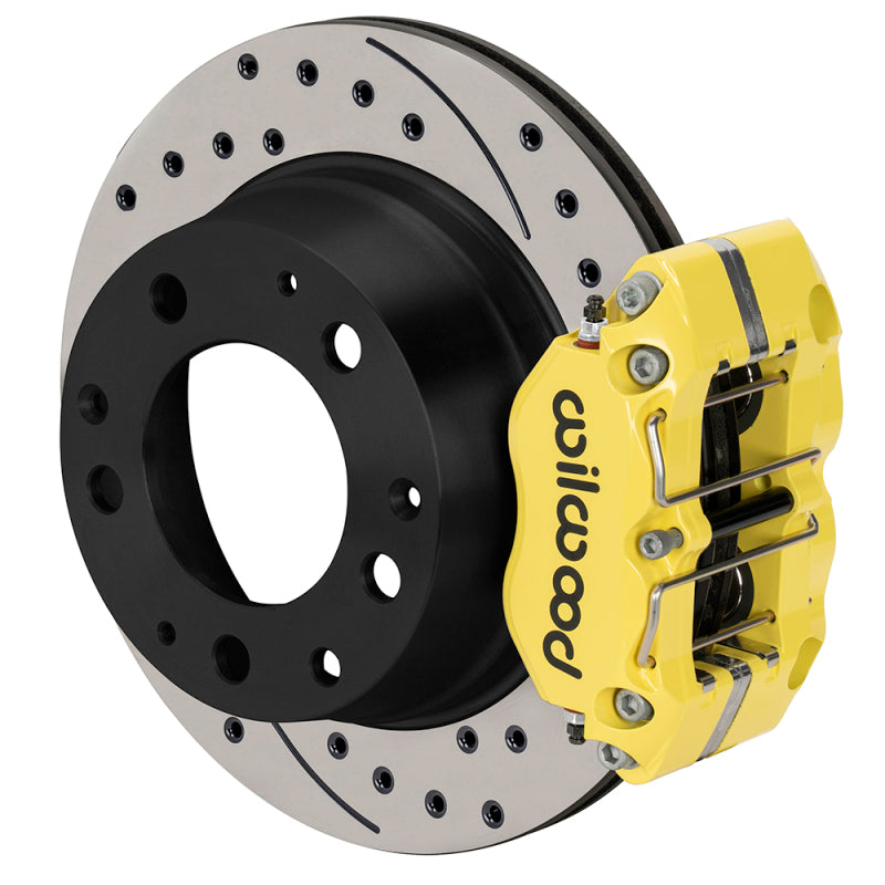 Wilwood kit rear NDPR PORS 911 1984-89 11.42X.95 rotor SRP yellow W/LINES