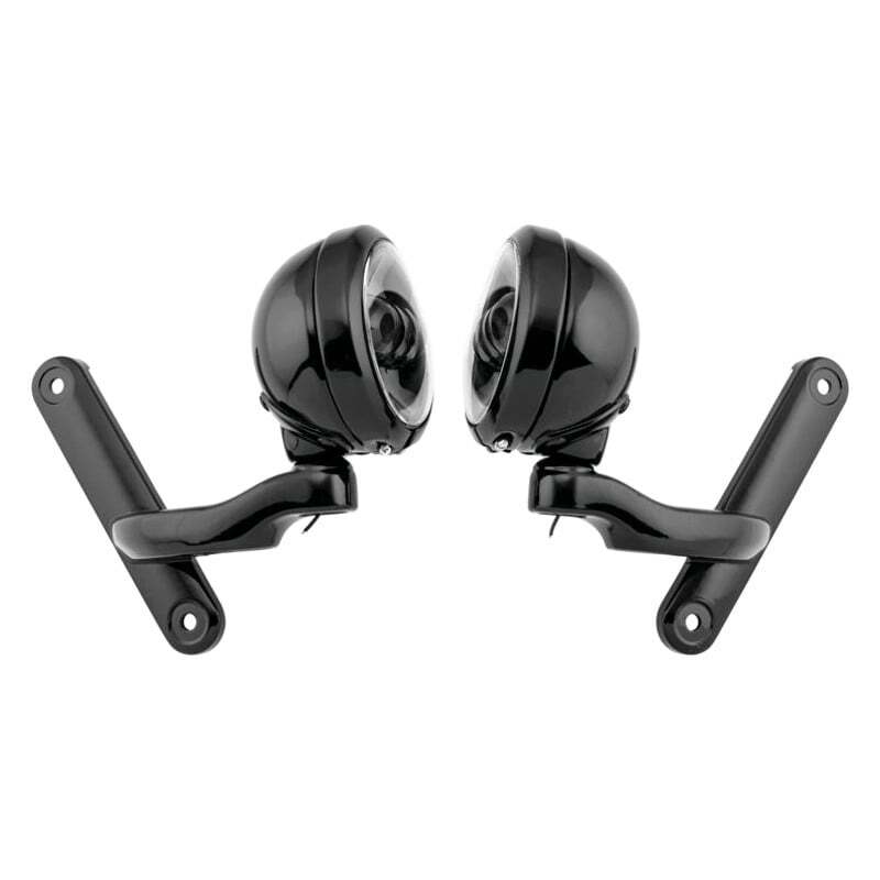 Letric Lighting 4.5in Passing Lamps Black/Black