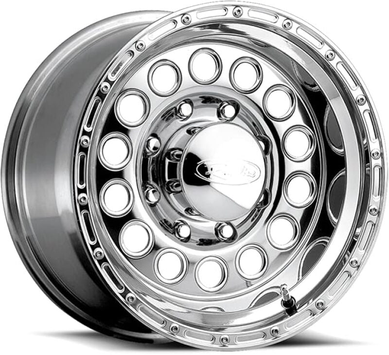 Raceline 887 Rock Crusher 17x9in / 5x127 BP / 0mm Offset / 83.82mm Bore - Polished Wheel