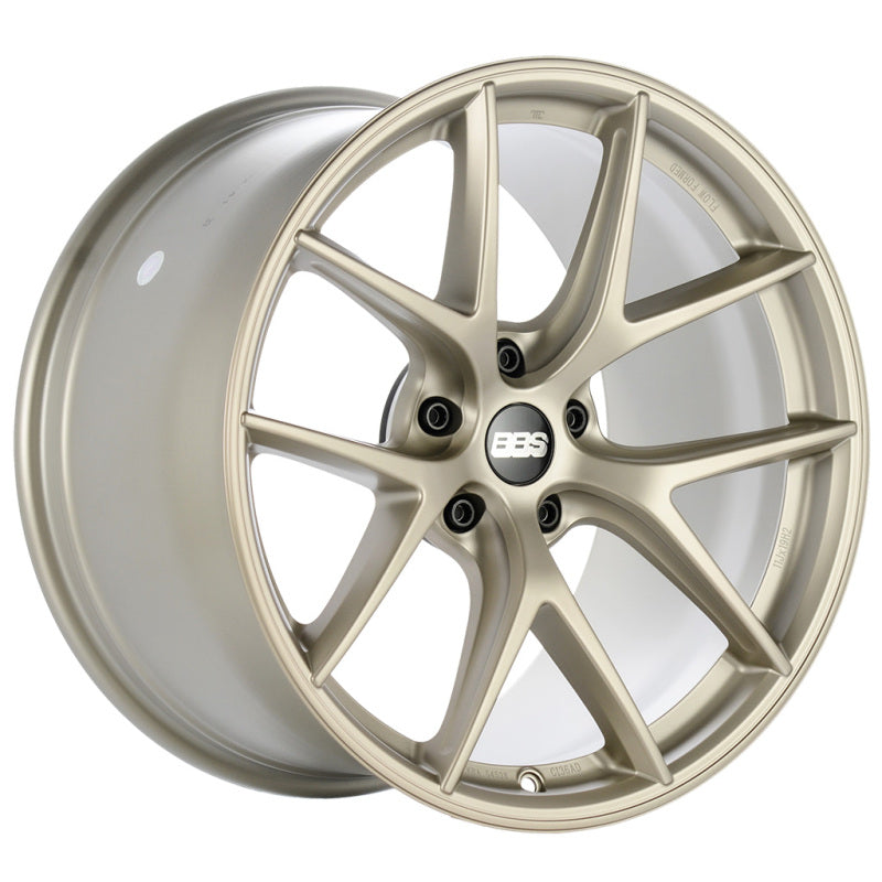 BBS Unlimited CI-R 19x10 ET46 (Face 2) Satin White-Gold Wheel