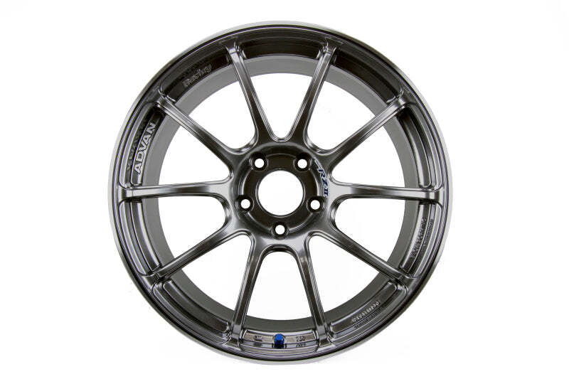 Advan RZII 18x8.0 +48 5x100 Racing Hyper Black Wheel