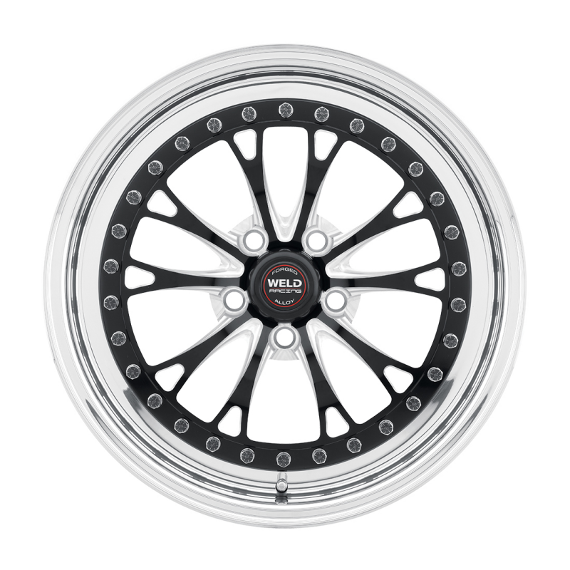Weld Vitesse RT 17x5 / 5x114.3 BP 2.2 BS Black Wheel High Pad