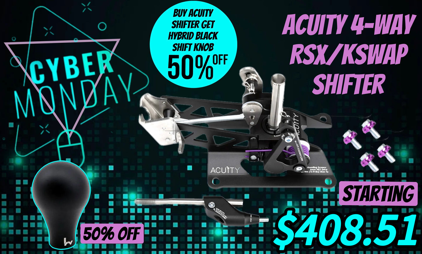 Black Friday Sale - Cyber Monday acuity Shifter Combo
