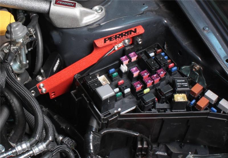 PERRIN 08-14 Subaru WRX / 08-12 Impreza Master Cylinder Bracket - Red