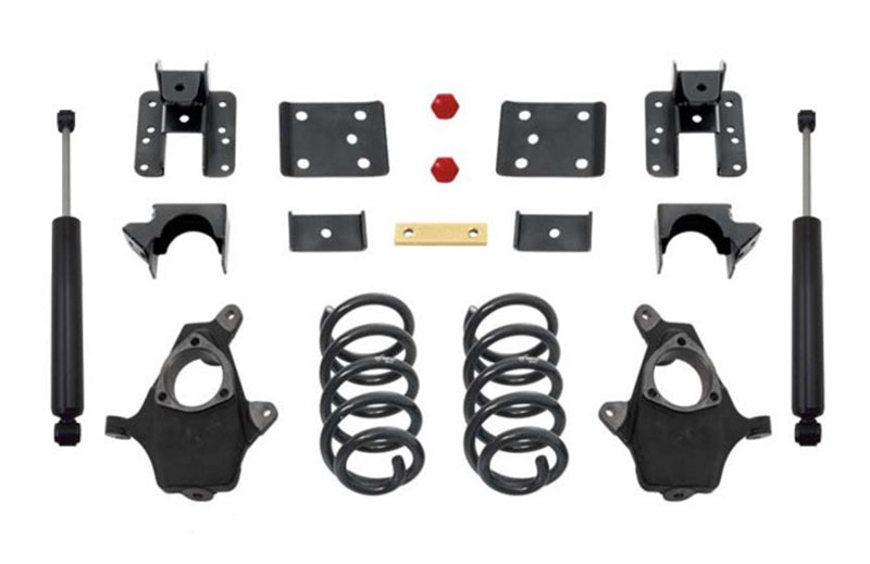 MaxTrac 14-16 GM C/K1500 2WD/4WD Single Cab w/Cast Steel Susp. 3in/5in Lowering Kit