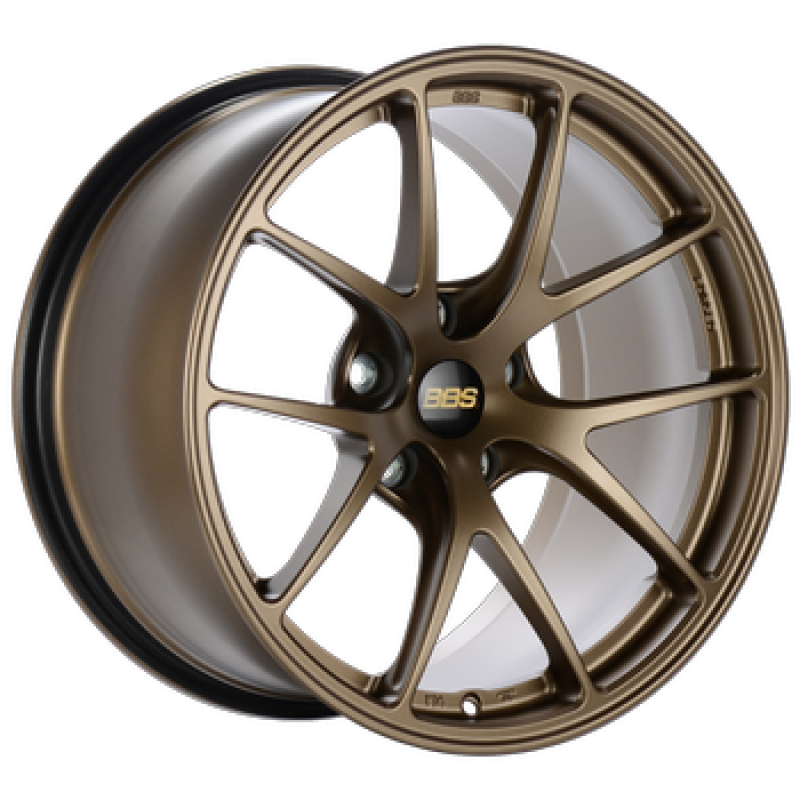 BBS RI-A 18x10.5 5x120 ET25 PFS Satin Bronze Wheel -82mm PFS/Clip Req