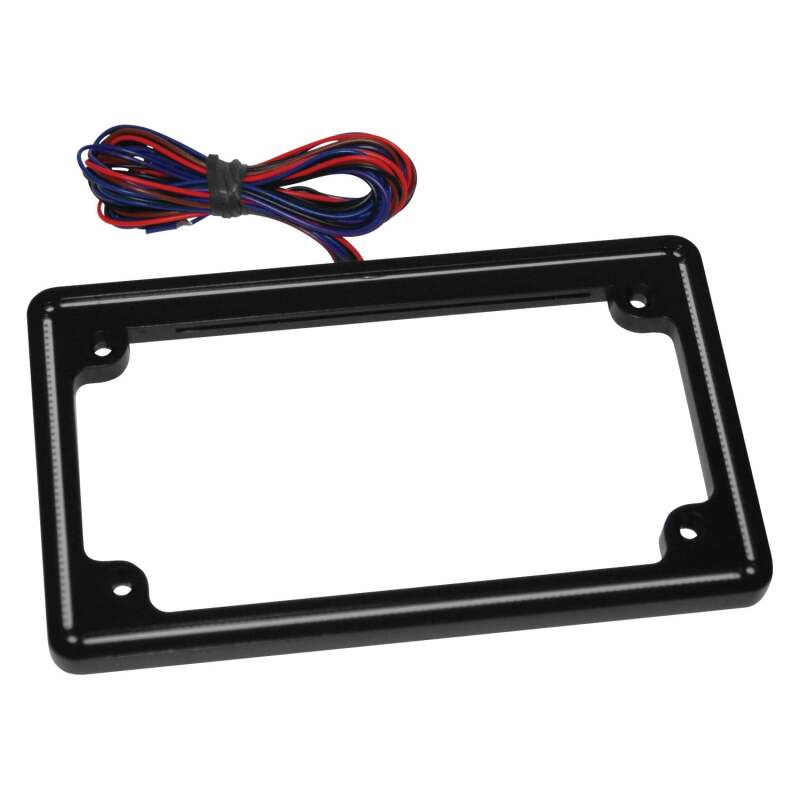 Letric Lighting 10-13 HD Road glide/ Street Glide Perfect Plate Light License Plate Matte Blk