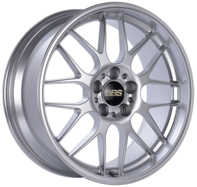 BBS RG-R 18x8.5 5x114.3 ET36 PFS Diamond Silver Wheel -82mm PFS/Clip Req