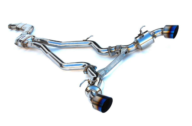 Invidia 2019+ Toyota Supra Dual N1 w/ Valve Single Layer Titanium Tip Cat-back Exhaust