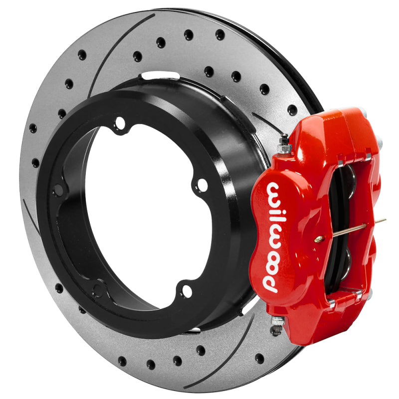 Wilwood kit rear FDLI DISC/DRUM strange floater 1PC SRP red powder coat