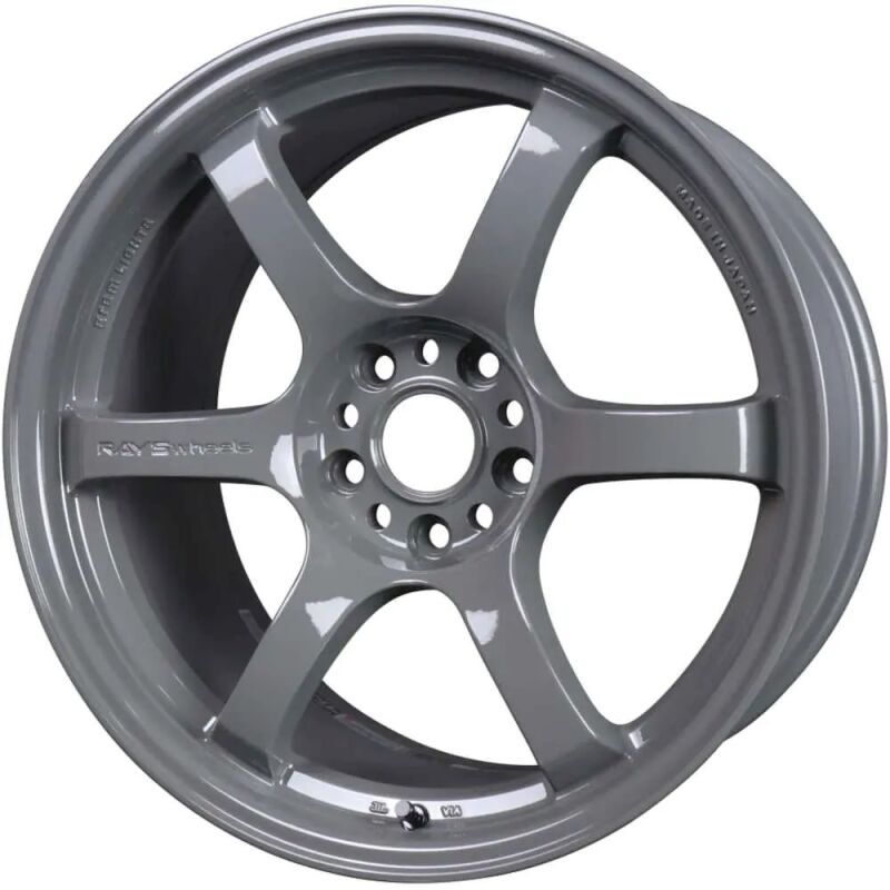 Gram Lights 57DR 18x9.5 +22 5x114.3 Glossy Gray Wheel