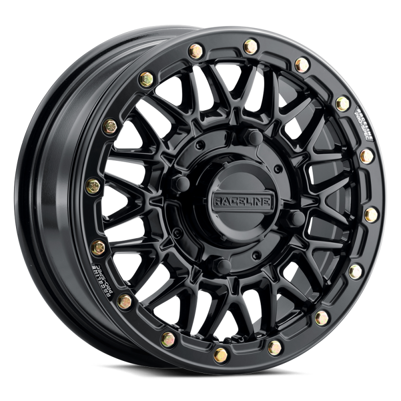 Raceline A15 Omega 15x6in / 4x137 BP / 40mm Offset / 110.18mm Bore - Gloss Black