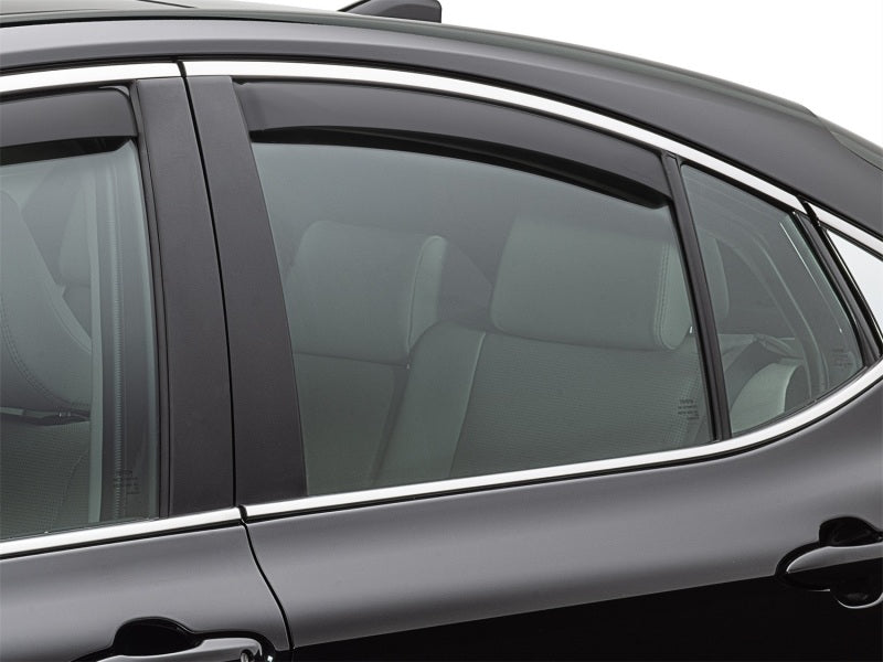 WeatherTech 15-21 Subaru WRX/WRX Sti Sedan Rear Side Window Deflectors - Matte Black