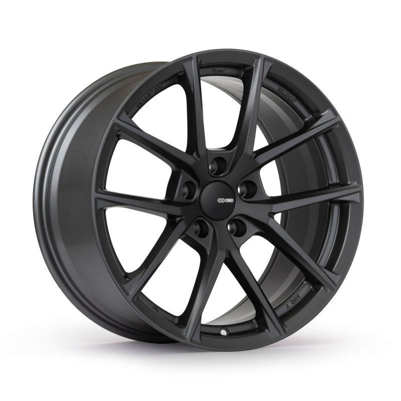 Enkei Helix 18x9.5 / 5x100 BP / 45mm Offset / 72.6mm Bore - Gloss Gunmetal