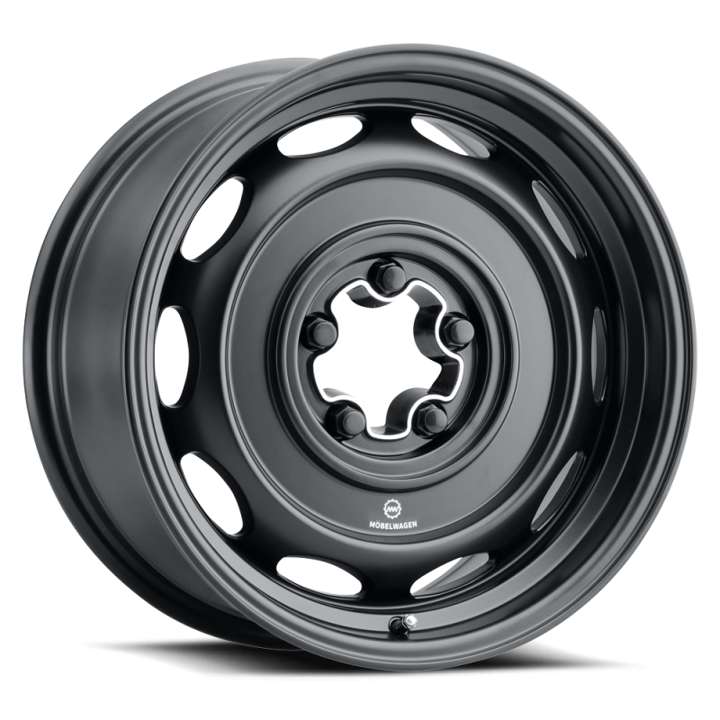 Mobelwagen MW-512B Interceptor 16x7.5in / 5x112 BP / 23mm Offset / 68.2mm Bore - Black Wheel