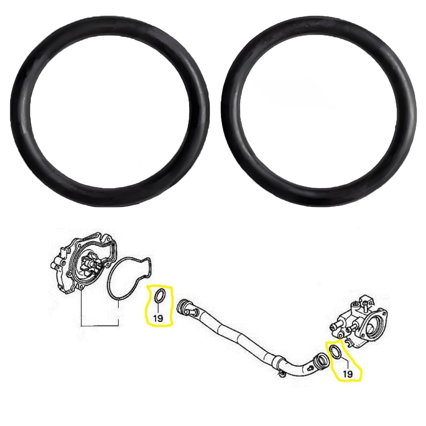Honda - Coolant Connecting Pipe O-Ring (31.2x4.1)