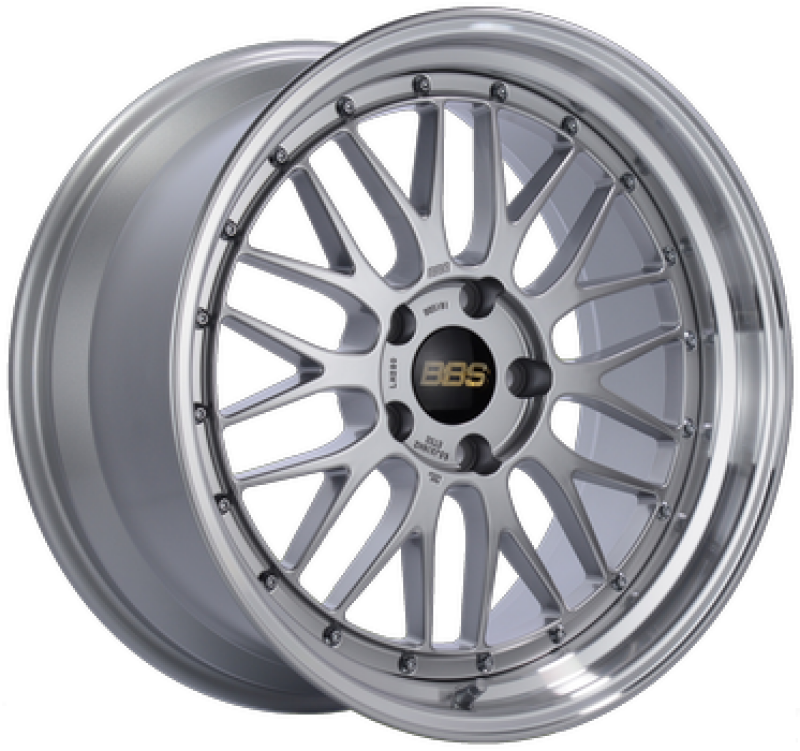 BBS LM 21x10.5 5x112 ET10 Diamond Silver Wheel 82mm PFS Required