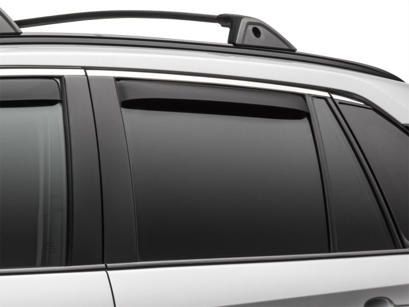 WeatherTech 16-22 Lexus RX/RX Hybrid Rear Side Window Deflectors - Matte Black