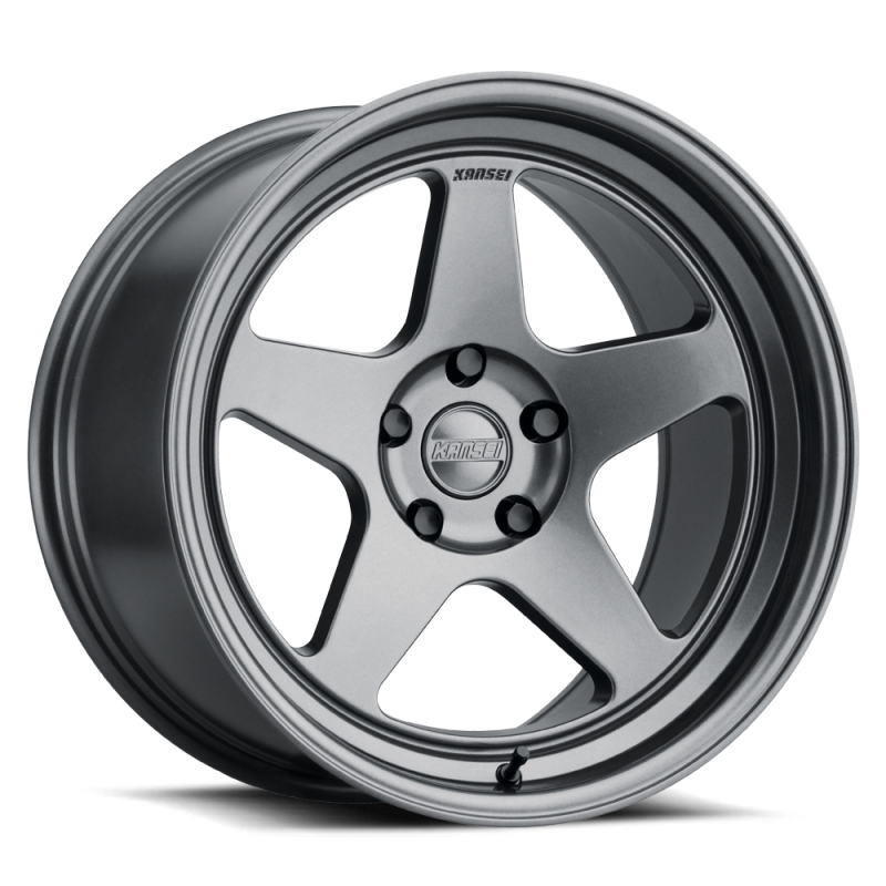 Kansei K12G Knp 17x9in / 5x120 BP / 35mm Offset / 72.56mm Bore - Gunmetal Wheel