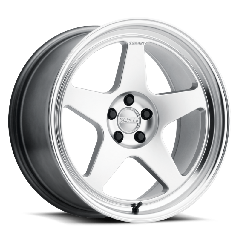 Kansei K12H Knp 18x8.5in / 5x120 BP / 35mm Offset / 72.6mm Bore - Hyper Silver Wheel