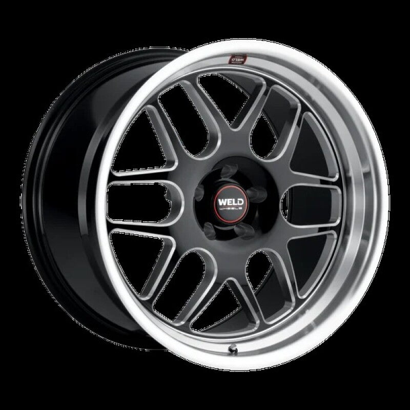 Weld Solana 22x8.5 / 5x120.65 BP / ET6 / 78.1mm Bore - Gloss Black MIL DIA Wheel