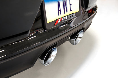 AWE Tuning Porsche 911 (991.2) Carrera / S SwitchPath Exhaust for PSE Cars - Chrome Silver Tips