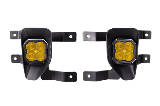 Diode Dynamics SS3 Type SV1 LED Fog Light Kit Sport - Yellow SAE Fog