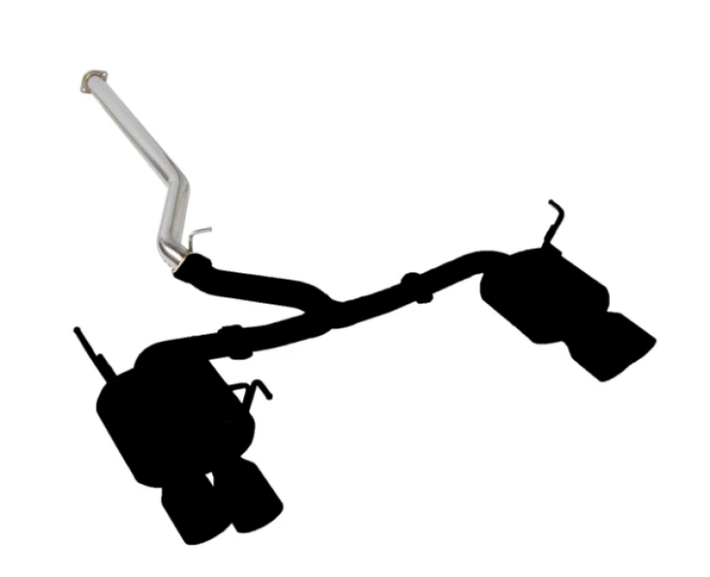 Remark 22+ Subaru WRX (VB) Sports Touring Spec - 4in. SS Quad Tips (Non-Resonated)