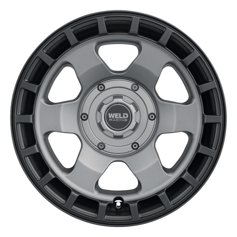 Weld Off-Road Ridge 17x9 - 6x135 / 6x139.7 BP - ET-12 - 106.1mm CB Satin Gunmetal Wheel (Black Ring)