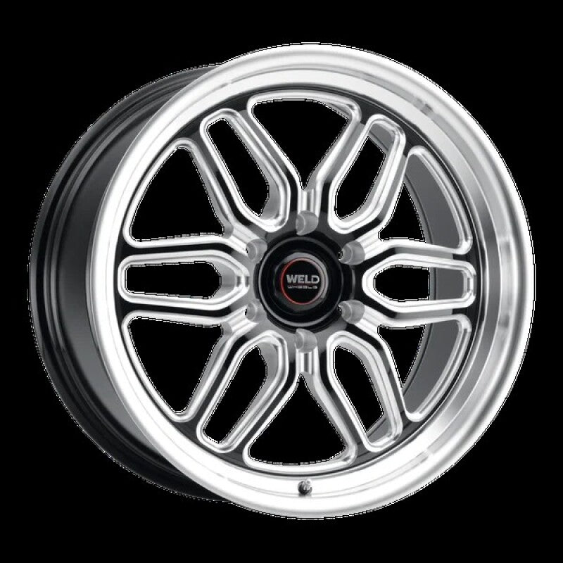 Weld Laguna 6 Drag 17x7in / 6x139.7 BP / ET00 / BS 4 / CB 106.1 Gloss Black Wheel