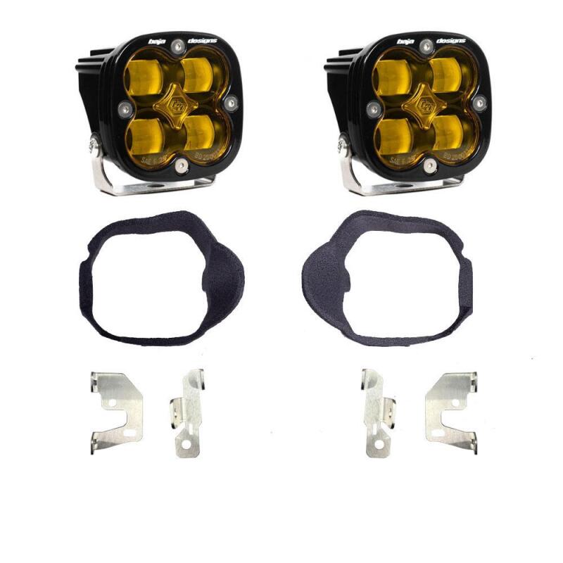 Baja Designs 14-18 Mercedes Sprinter Van Squadron SAE Fog Pocket Light Kit - Baja Amber