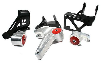 Innovative 92-95 Civic K-Series Black Aluminum Mounts 75A Bushings (Not K24 Trans)
