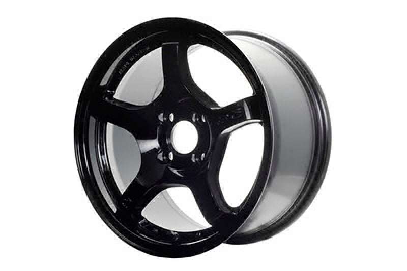 Gram Lights 57CR 19x8.5 +45 5x114.3 Glossy Black Wheel