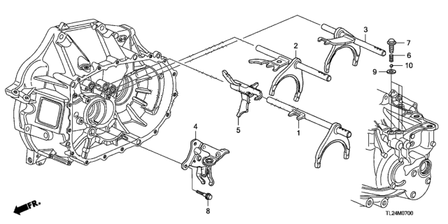 Honda - Gearshift Fork (1-2)
