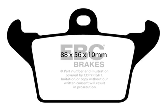 EBC 12-14 Dodge SRT Viper (Parking Brake) Ultimax2 Rear Brake Pads