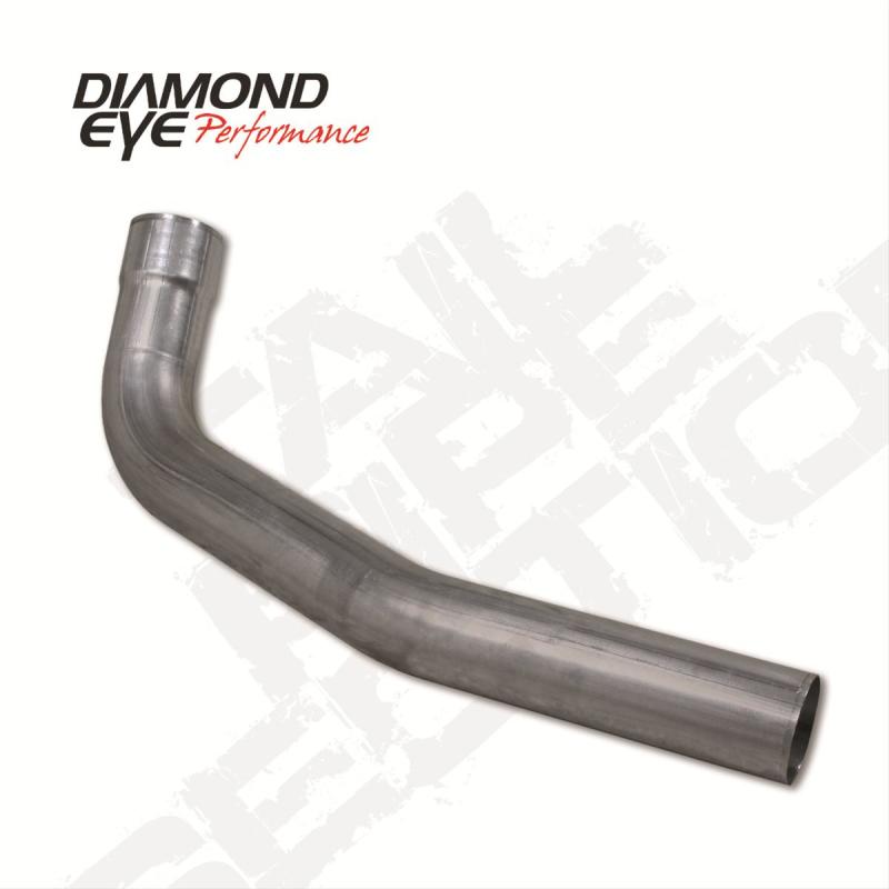 Diamond Eye Tail Pipe 4in 2ND SEC TURBO/CB SGL AL FORD 6.0L F250/350 03-07 CORS SS PART 161003