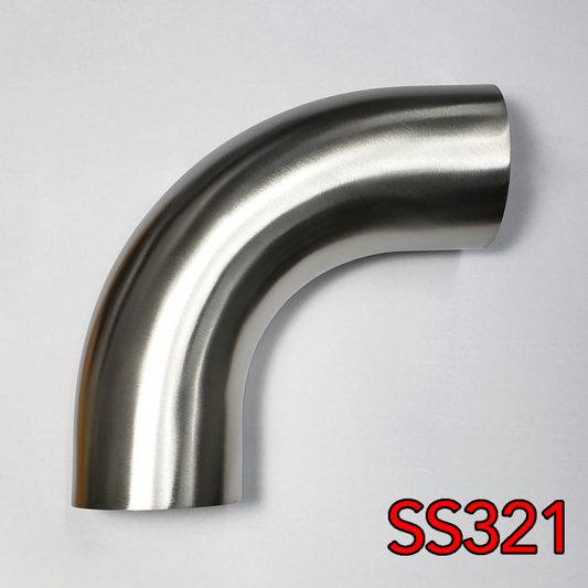 Stainless Bros 4in SS321 90 Deg Mandrel Bend Elbow - 1.5D Radius 16GA/.065in Wall (No Leg)