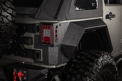 Rugged Ridge XHD Rear Armor Fenders Pair 4 Dr 07-18 Jeep Wrangler JKU