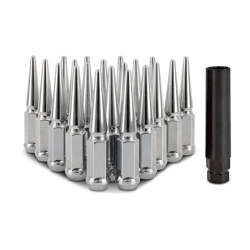Mishimoto Steel Spiked Lug Nuts M12x1.5 20pc Set - Chrome – Tri